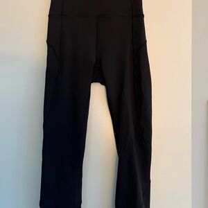 Lululemon Crop High-Waist Black Leggings